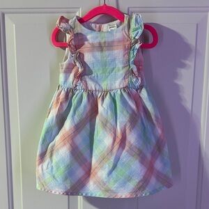 Carter’s Plaid Pastel Toddler Dress